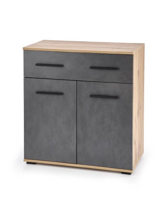 Комод LIMA KM-1 HALMAR Дуб вотан / сірий